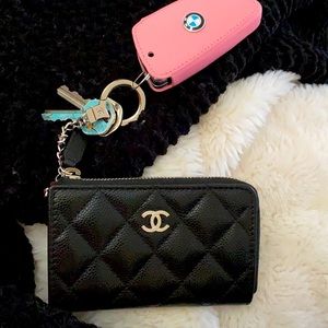 Chanel Classic Zipped Key holder🖤